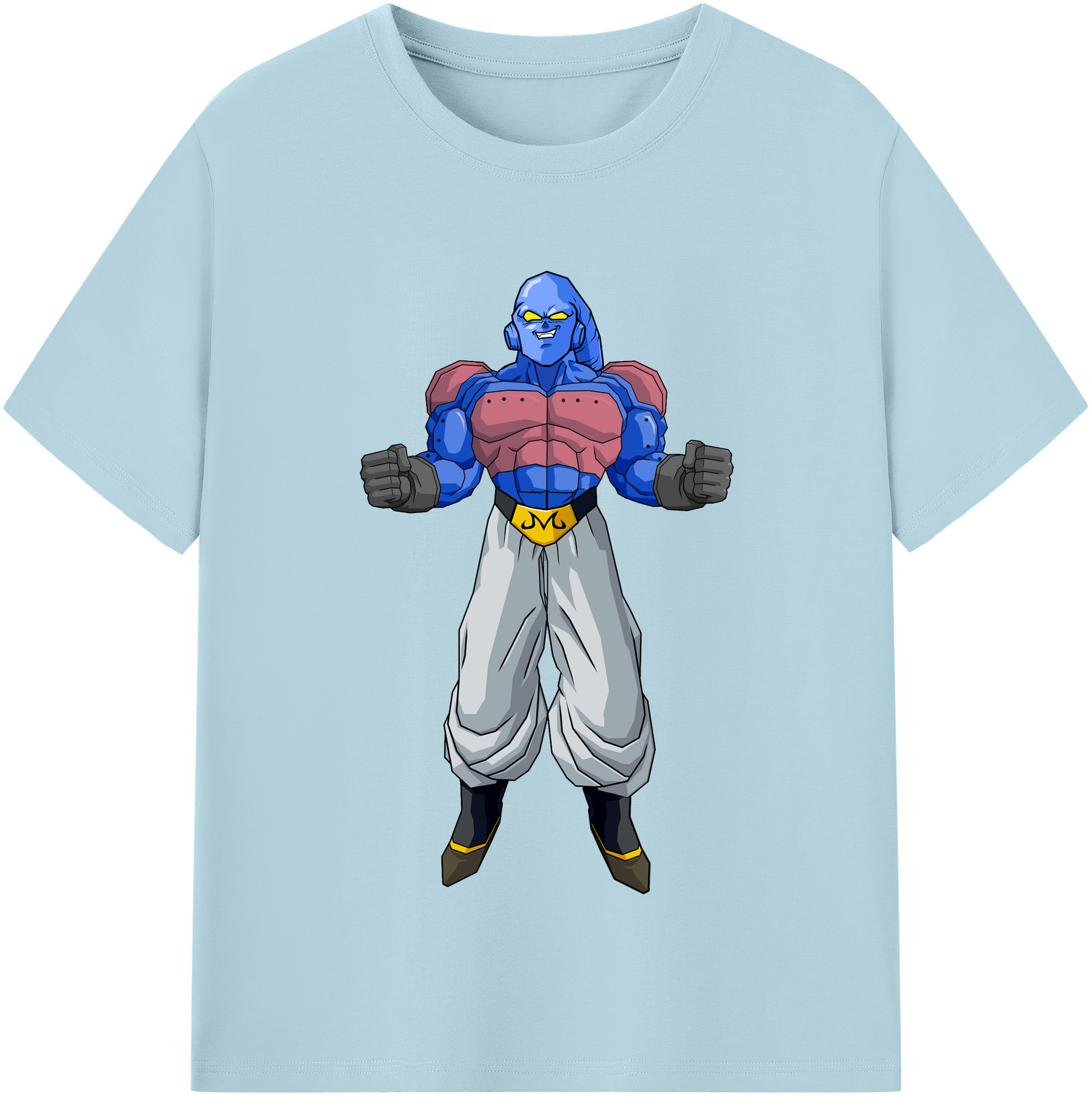 （画像用） ドラゴンボール 魔人ブウ DRAGON BALL Majin Buu 綿100％半袖Tシャツ（フロントプリント）